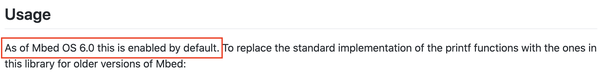 Mbed OS 6 API 