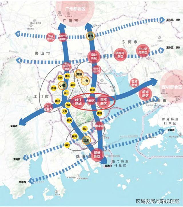 翠亨新区定位是珠江西岸连接深中通道的桥头堡,是中山参与粤港澳大