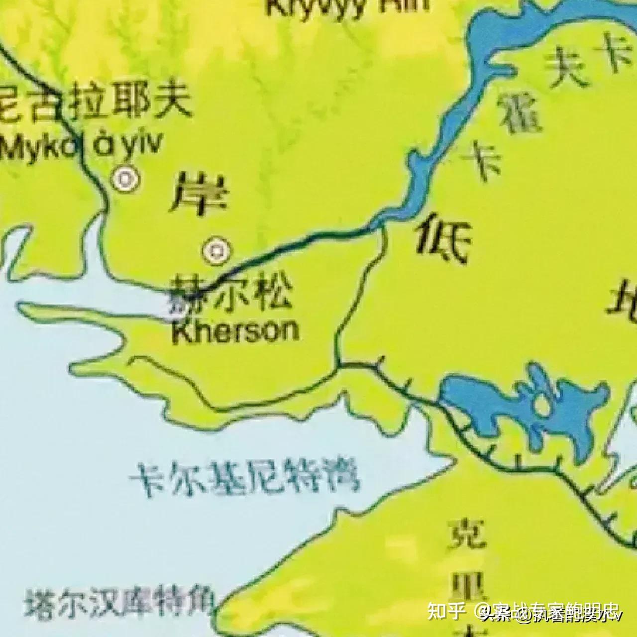 赫尔松市 地图图片