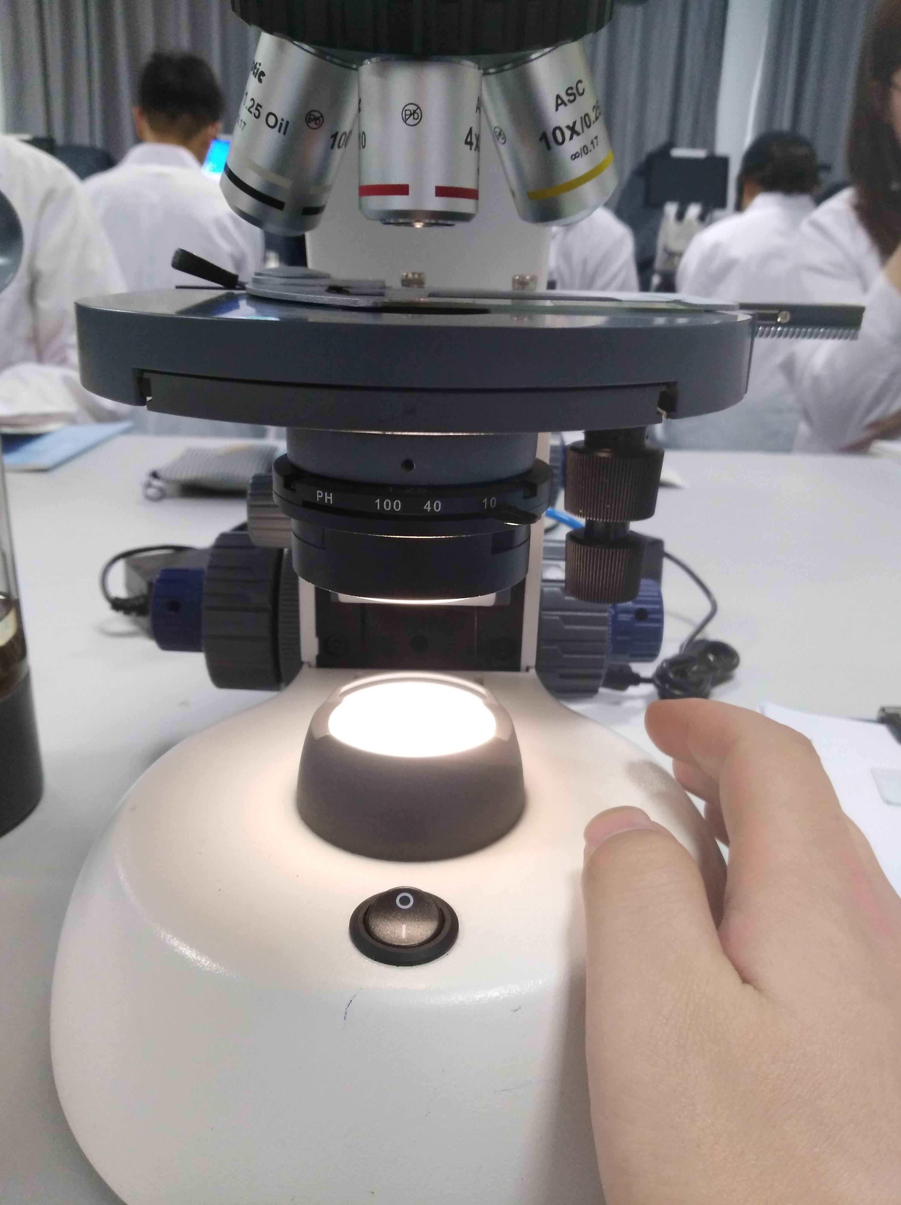 光学显微镜观察时照射到物体上的光再反射回去两种光会撞一起吗