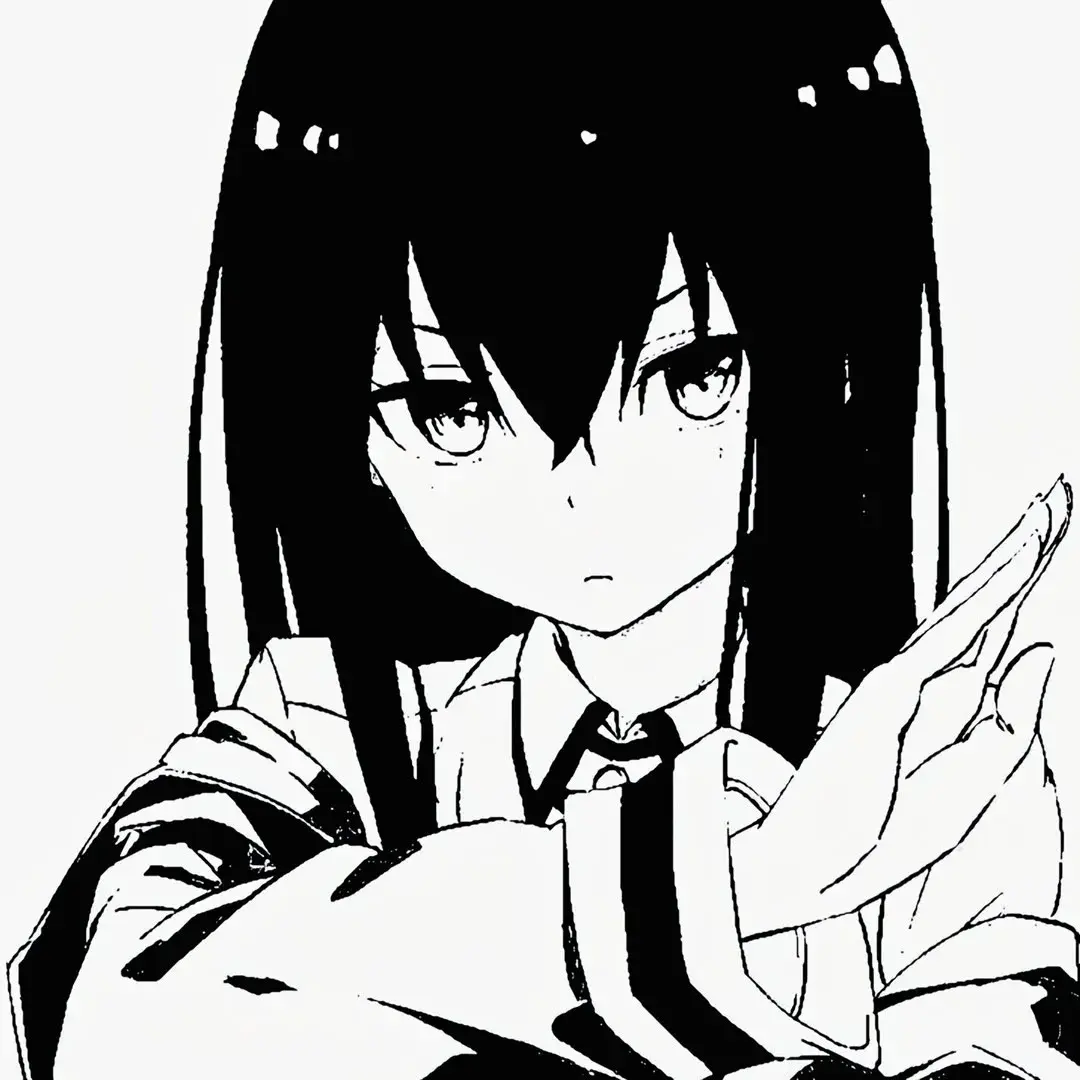 有没有黑白动漫人物的头像呀? - 知乎
