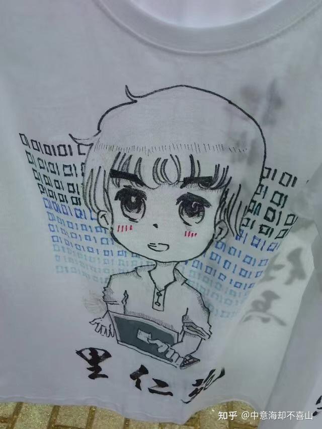 怎么在衣服上画画