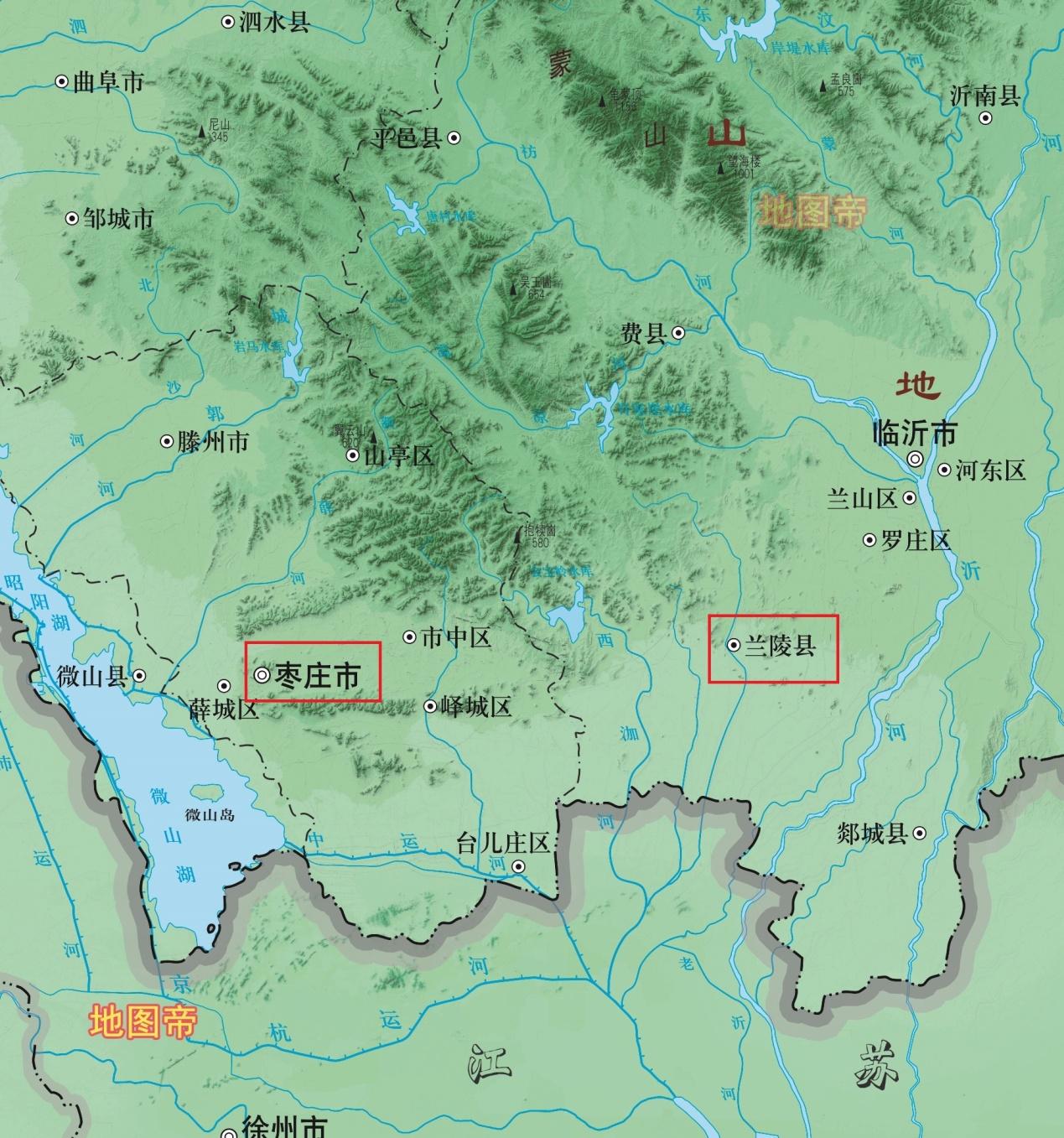 与枣庄确实也有直接关系,西晋惠帝元康初(291至299年),朝廷设兰陵郡