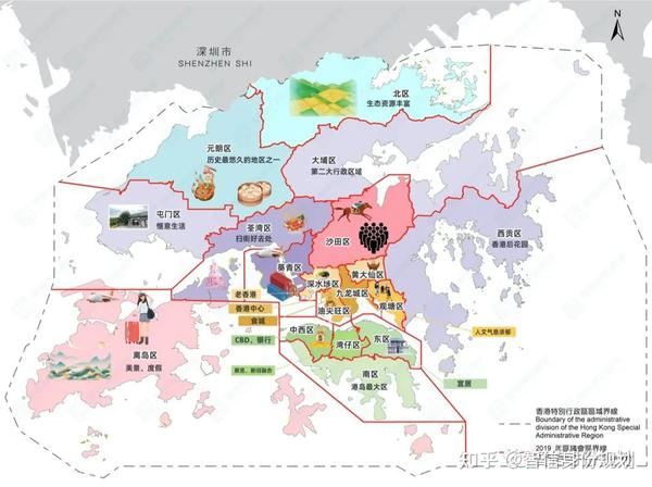 十分钟变香港区域通(附特色地图)) - 知乎