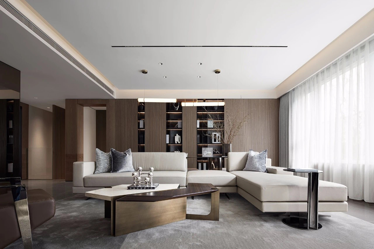 180㎡现代简约风向生活寻一束光的诗意国色天香