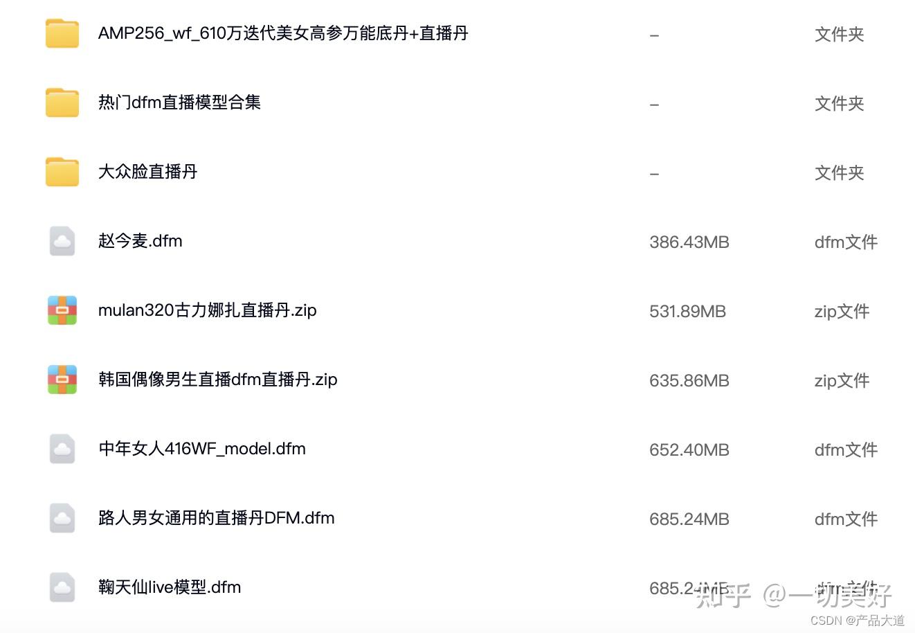 吐血分享50个dfm模型格式素人直播live大众网红路人直播DeepFaceLive用dfm合集 - 知乎