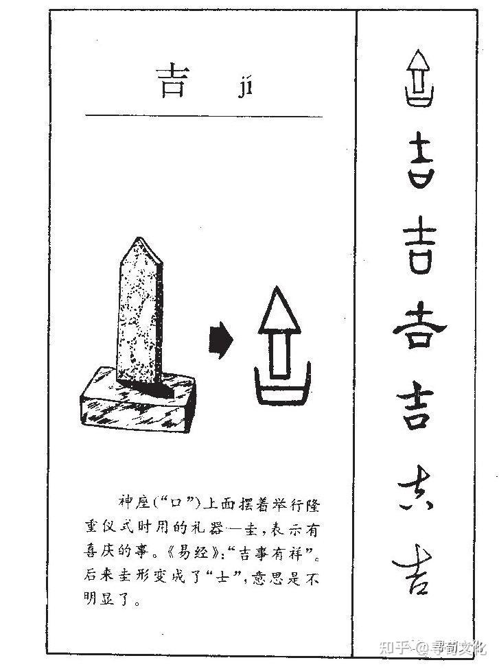 吉姓汉字演变过程和吉氏起源荀卿庠整理 - 知乎