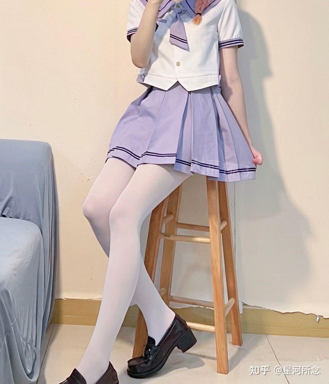 什么颜色的jk配白裤袜好看