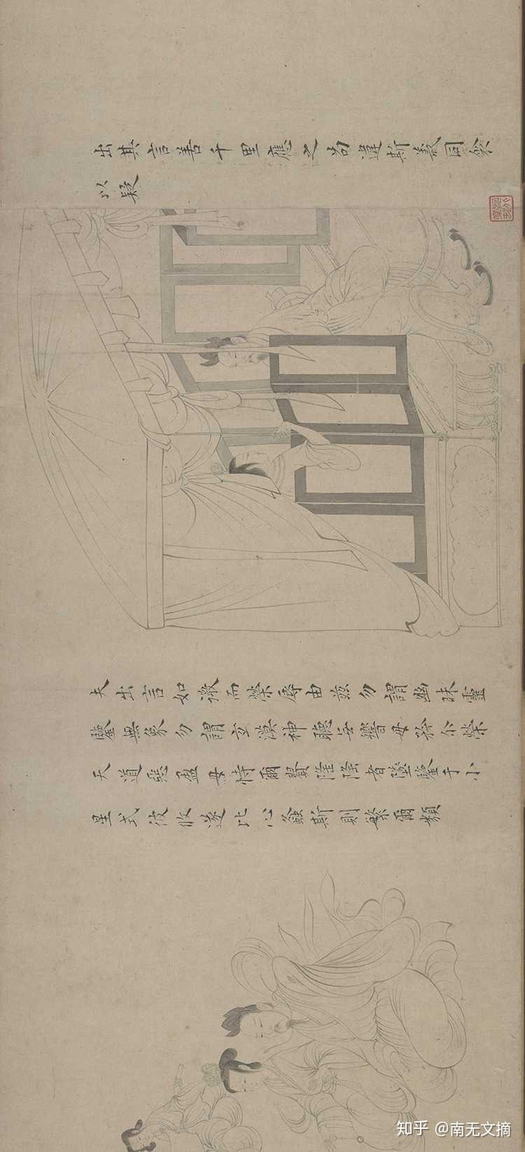 全图有画11段,分别为"樊姬感庄"卫女矫桓"冯婕妤挡熊"班婕妤辞