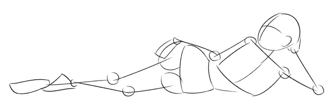 第二十九篇卧姿丨阿汤哥美术教程