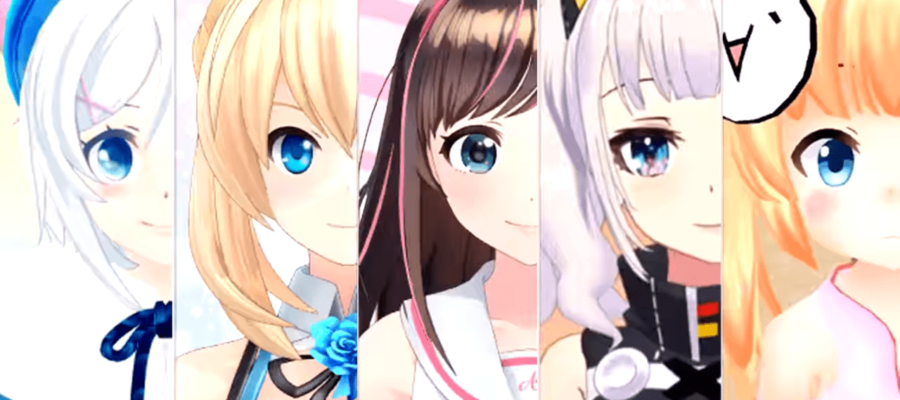 虛擬主播(vtuber)按照狹義的限定來說是起源於絆愛.