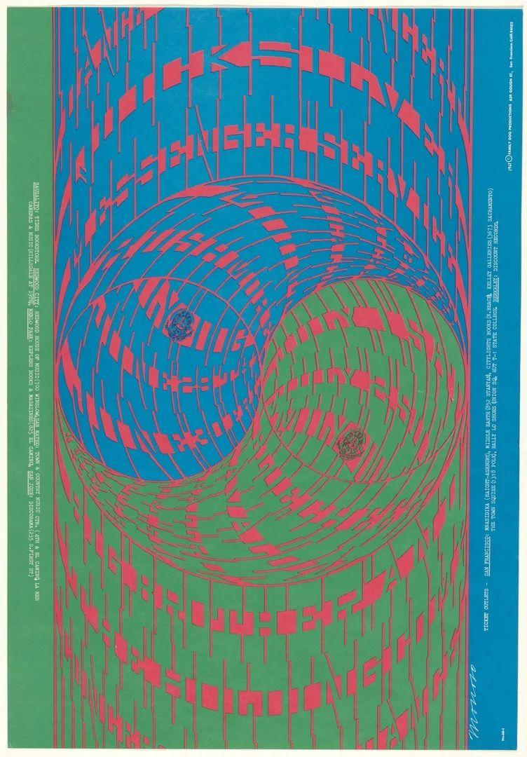 60 年代的迷幻海报艺术,如何呈现大脑的视听与幻觉?