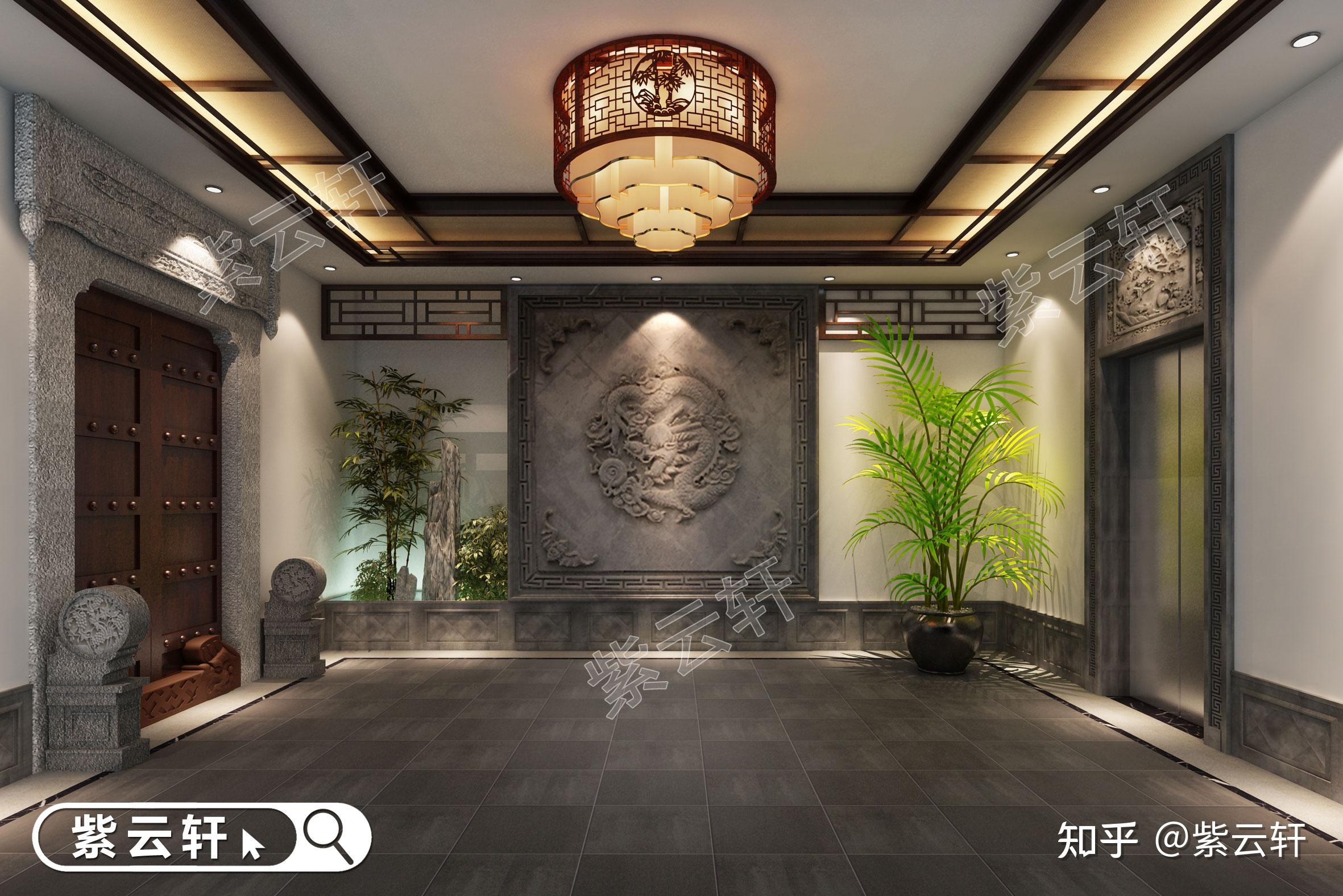 分享河北560㎡会所中式装修效果,独具典雅的东方美感 - 知乎
