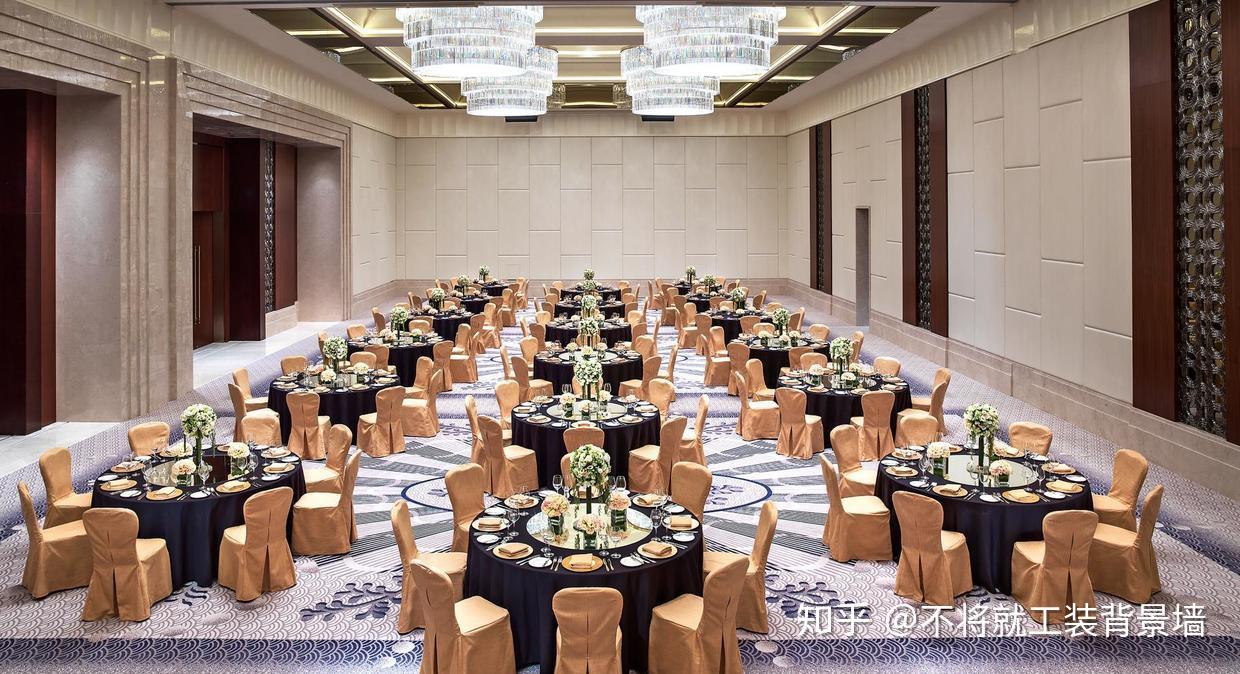 大型宴会厅软包背景墙效果图大全