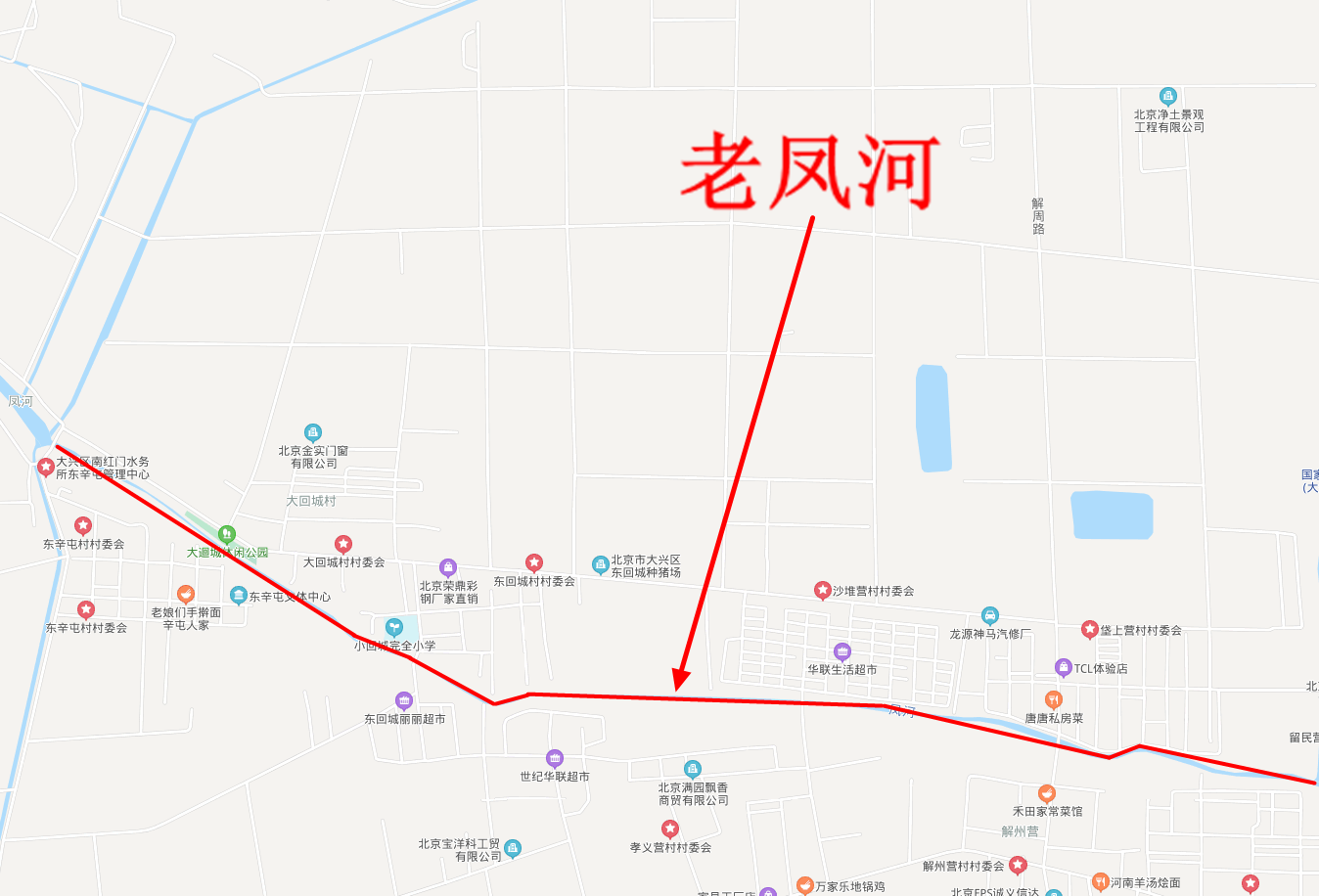 大兴区青云店镇地图图片