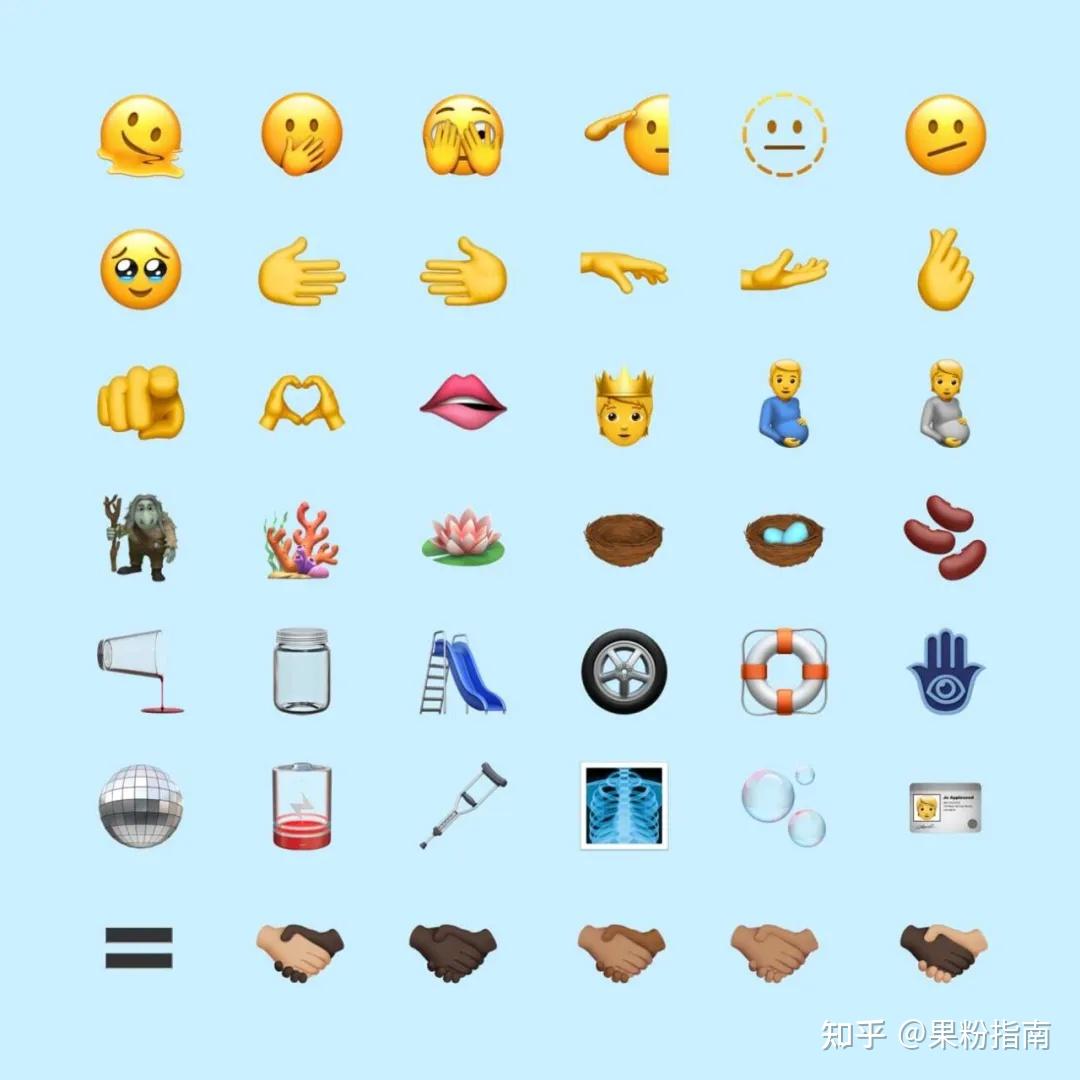 iOS 15.4 带来 37 个全新的 Emoji,有你喜欢的吗? - 知乎