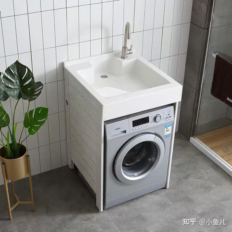 有把洗衣机放到洗手台上面的先例吗? - 知乎