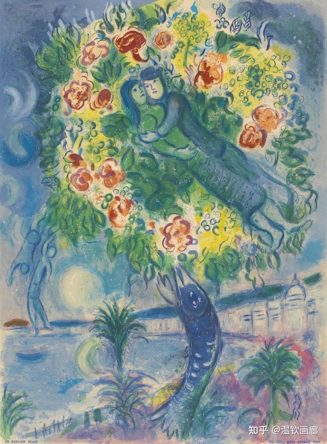 超现实派现代绘画史上伟人马克·夏加尔marc chagall