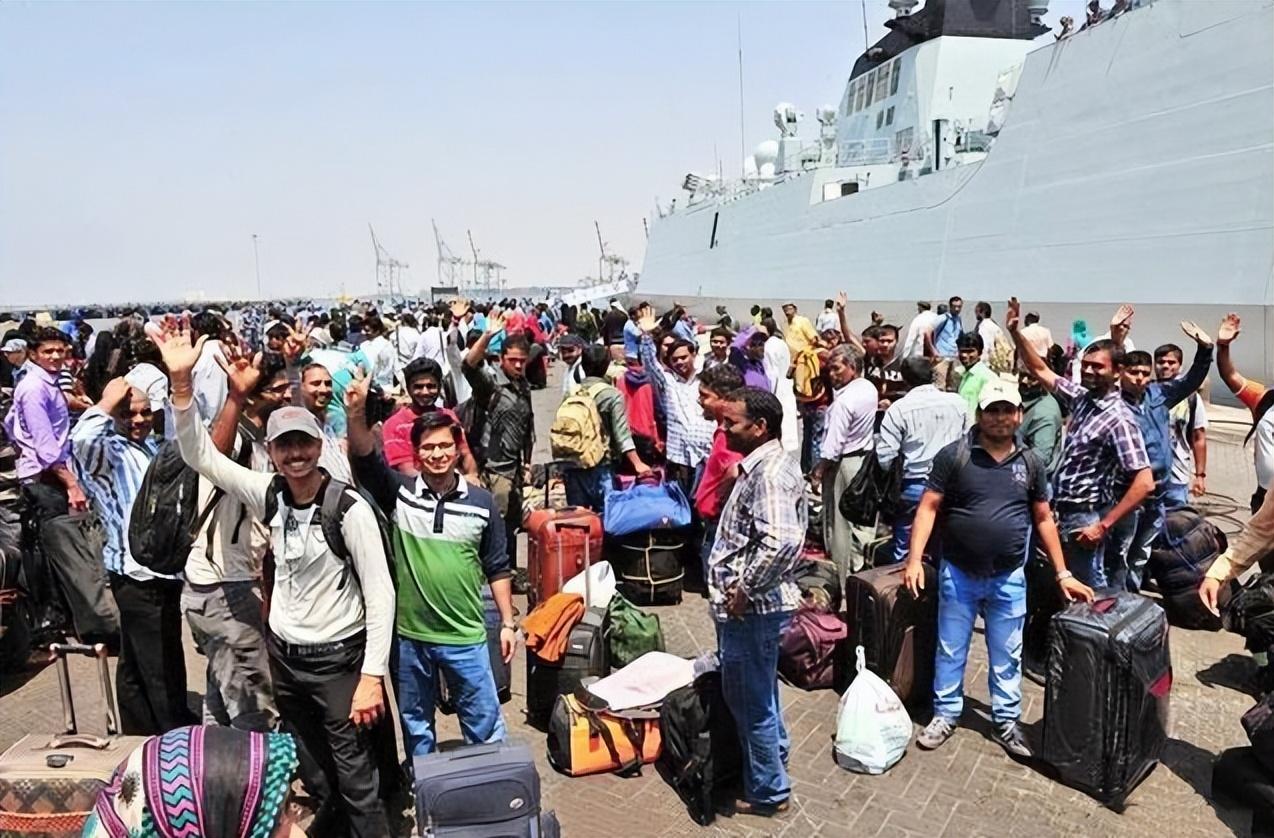 2015也门撤侨事件图片