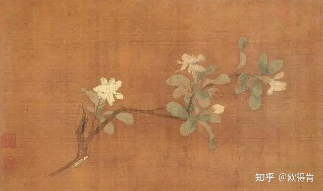 中国花鸟画技法——折枝 - 知乎