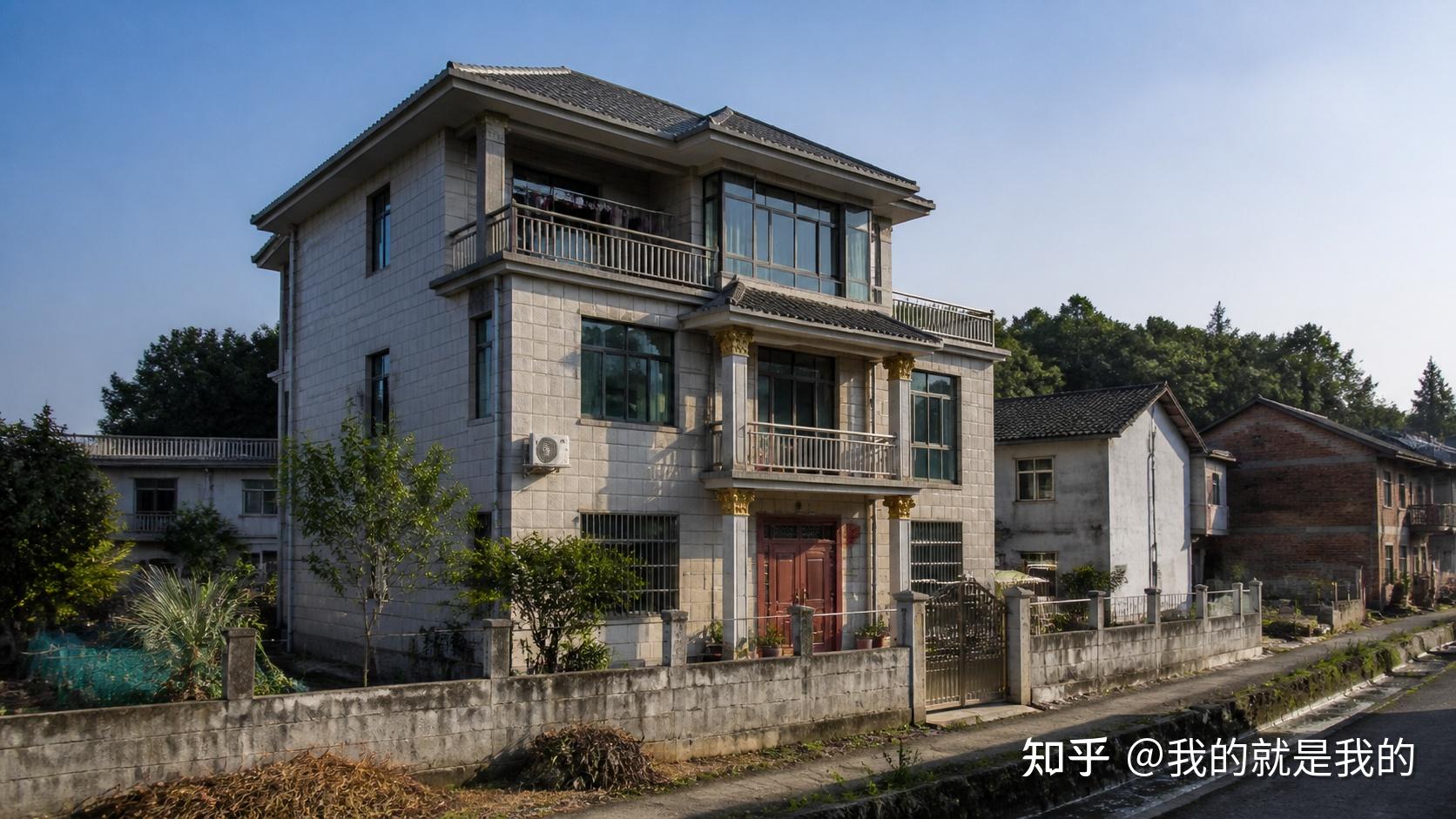 湖南农村300㎡别墅选砖混还是框架?先比较五个条件 - 知乎