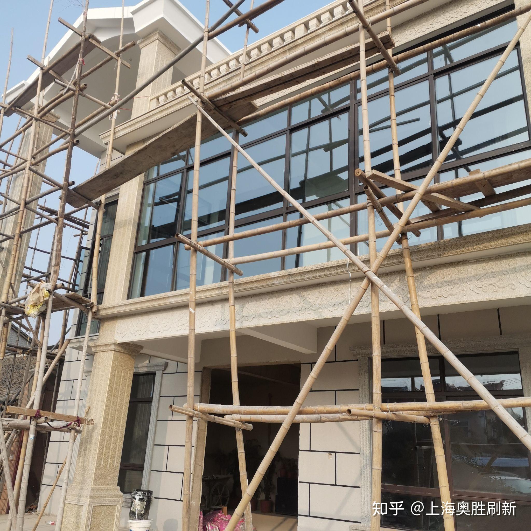 真石漆外墙别墅施工效果展示