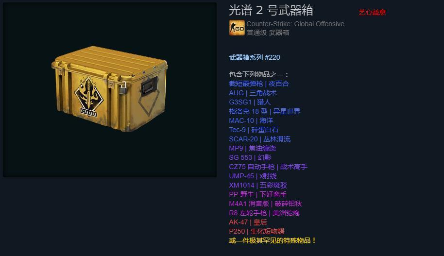 原创csgo皮肤测评33光谱2箱子武器翻译注释测评抢先版