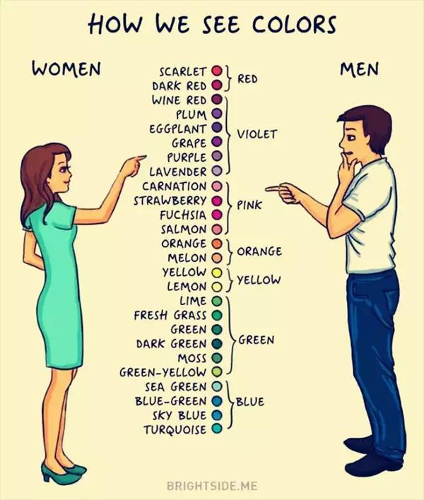 一组漫画揭示男女的本质区别看完躺枪