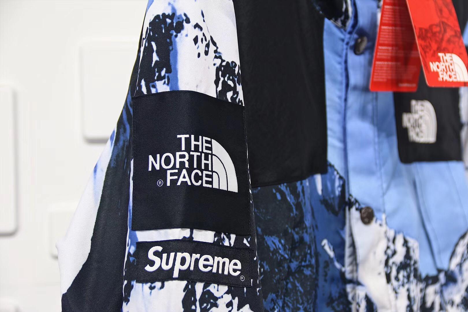 supreme x the north face雪山冲锋衣