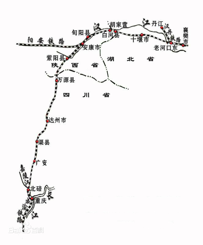 川汉铁路（7）汉丹铁路、襄渝铁路 知乎