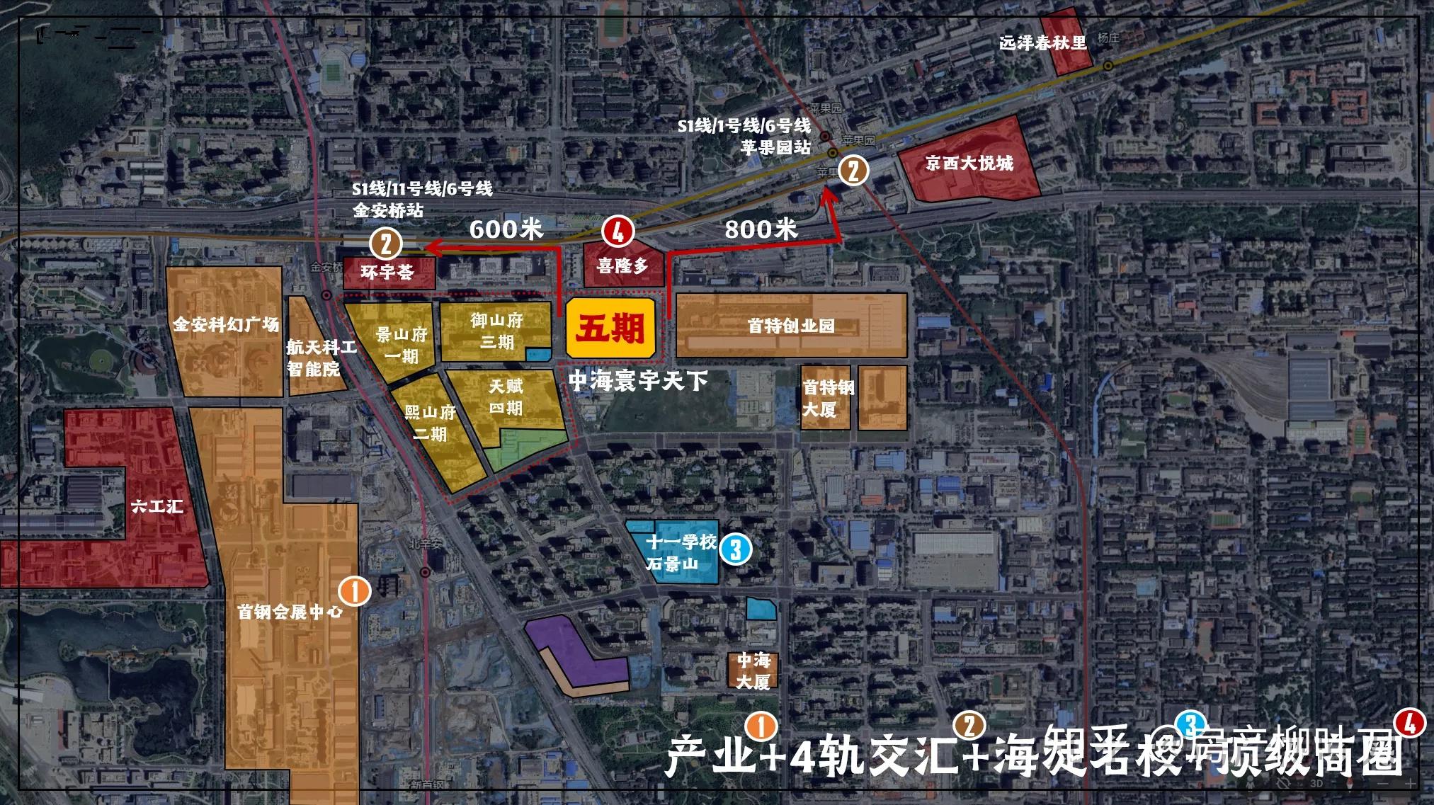 菜户营,南站,北工大等重要商圈;交通配套:项目距离金安桥地铁