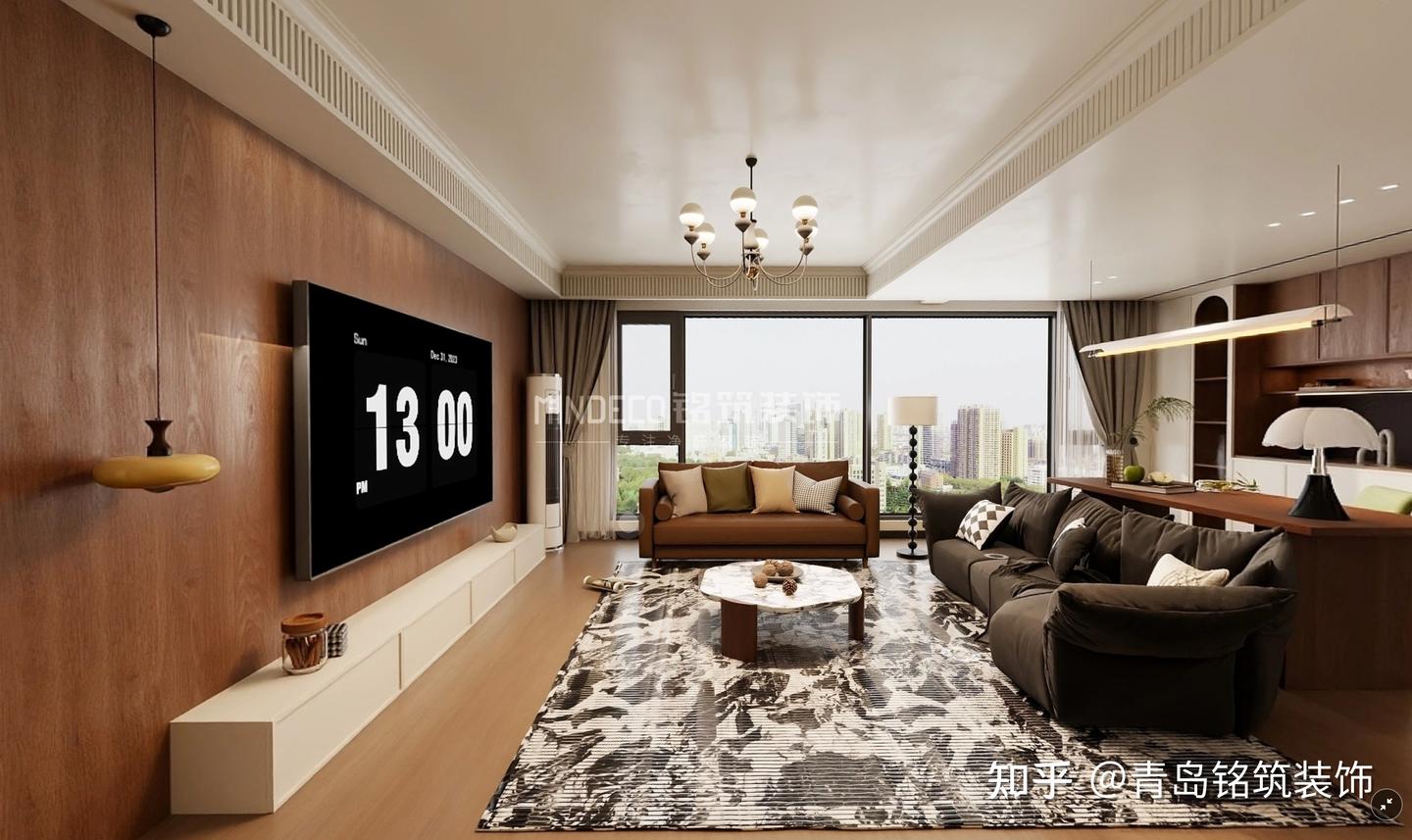 青岛装修 | 中海寰宇时代云境230㎡中古风,在时光褶皱里,收藏生活的诗意 - 知乎
