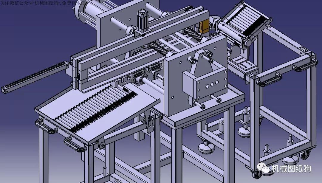 非标数模自动雕刻给料机3d模型图纸stp格式