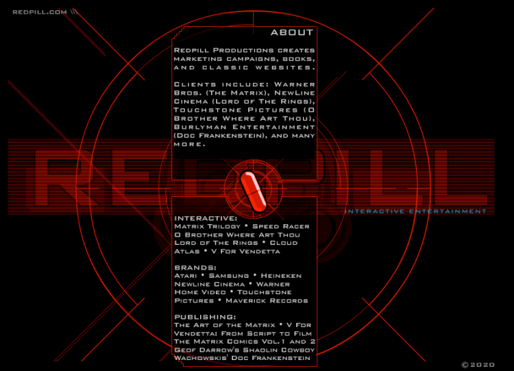 世纪末就已经在网上冲浪了,那么你可能会记得:http://whatisthematrix