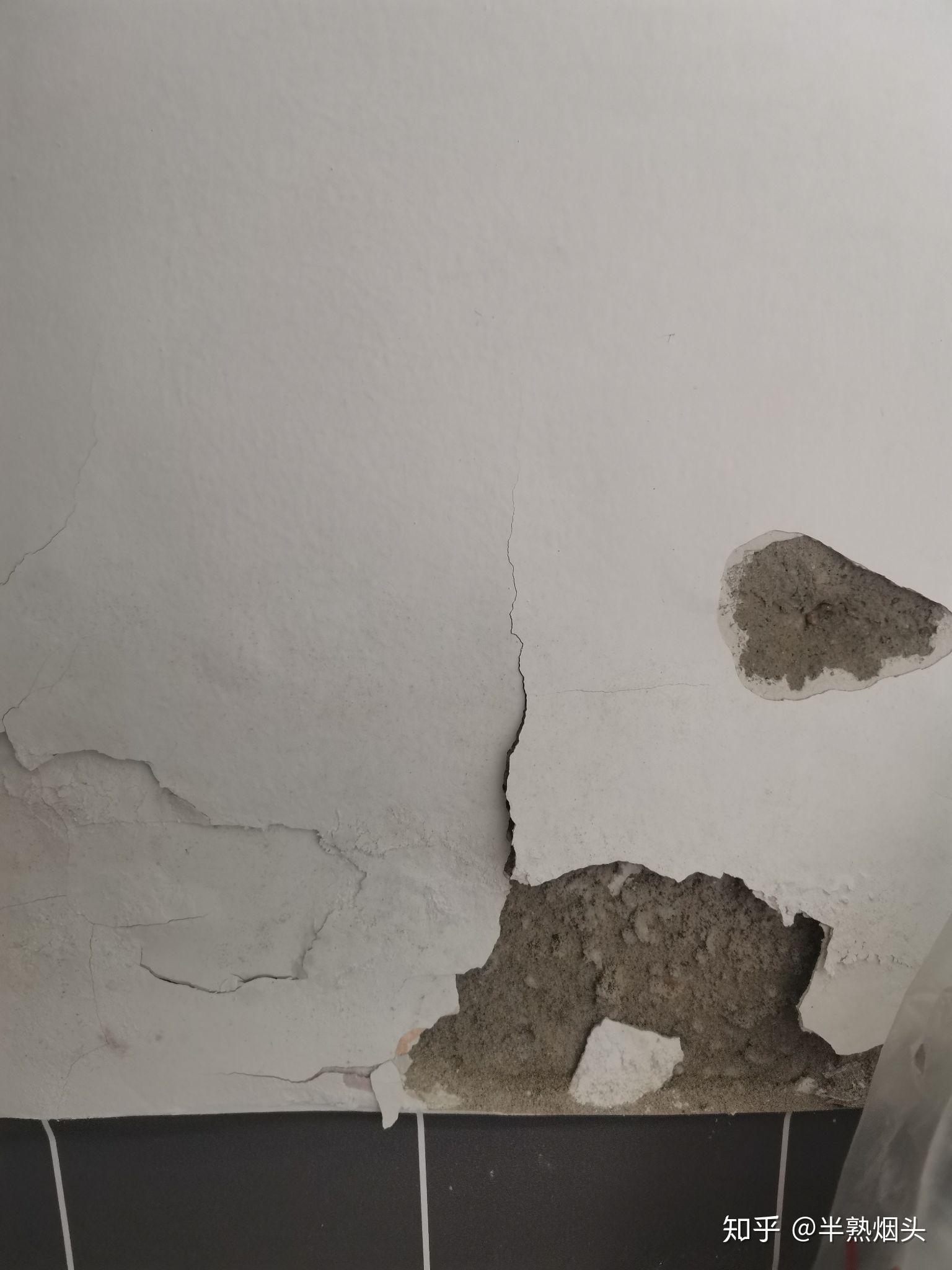 房屋漏水严重墙面灰色部分也全部脱落怎么办要修多少钱啊