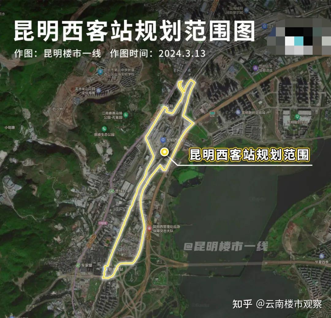 今年投30亿昆明西客站施工设备进场