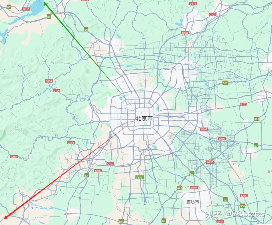 京藏高速为何出京由南向北