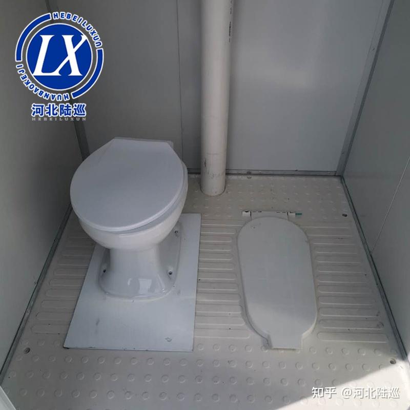 双坑交替式厕所由一般的坑式厕所改造而成,一个厕所由两个厕坑(储粪池