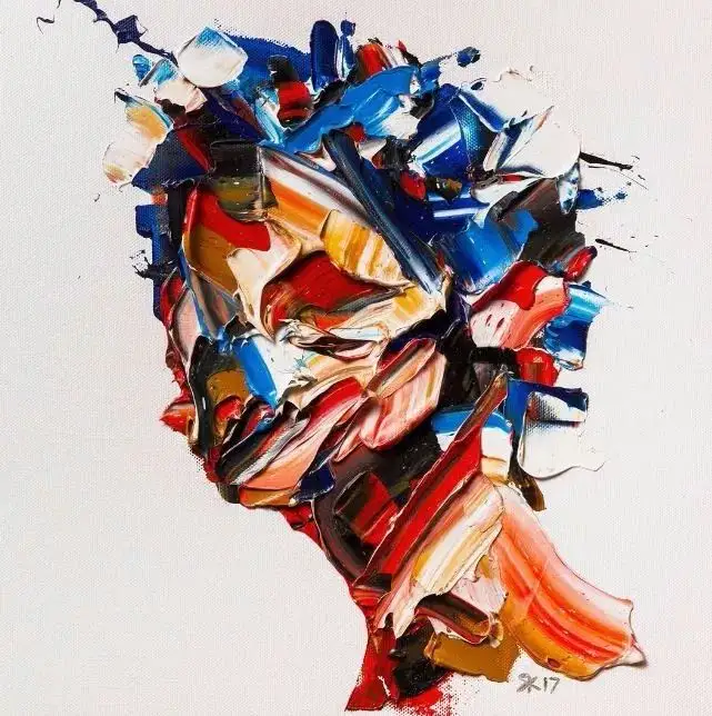 有哪些出色的使用厚涂手法的当代油画作品? - 知乎