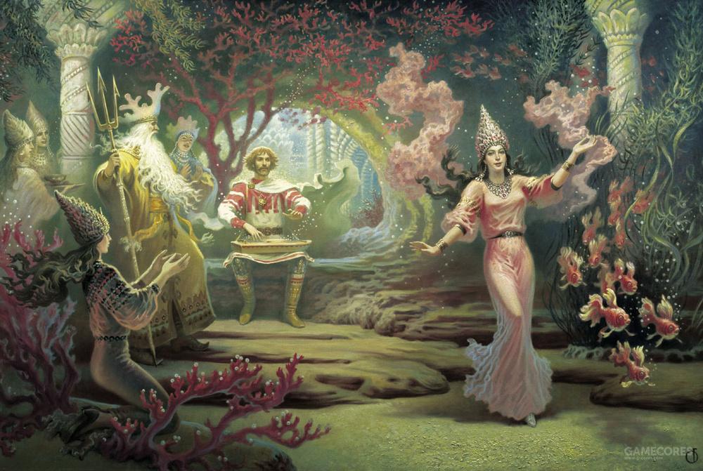 除了露莎喀,斯拉夫的湖泊里还住在几种男性的水怪,沃蒂亚诺伊(vodyano