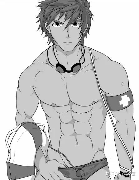 绘画学习适合初学者临摹的动漫线稿大全 漫画入门临摹图片 人社网