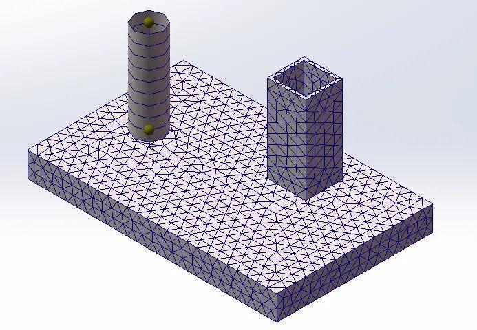 网格优化:SOLIDWORKS Simulation梁单元怎么在实体上 “拓印” 梁截面? - 知乎