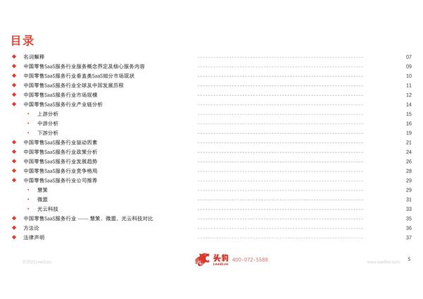 [行业报告]2021年中国零售SaaS服务行业概览