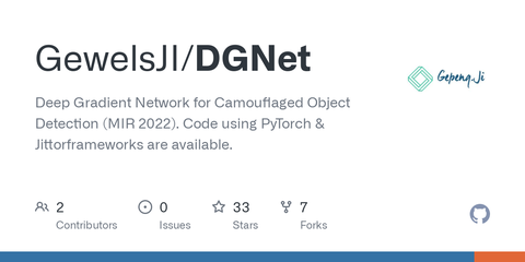 【DGNet】Deep Gradient Learning for Efficient Camouflaged Object ...