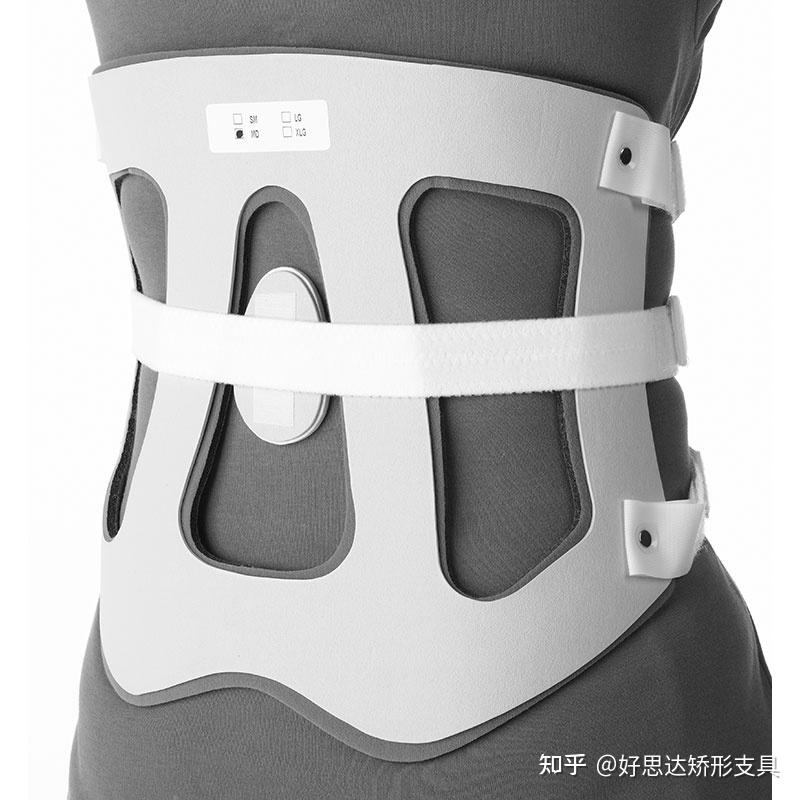 chairback brace椅背式矯形器(chairback brace),用於手術後固定脊柱