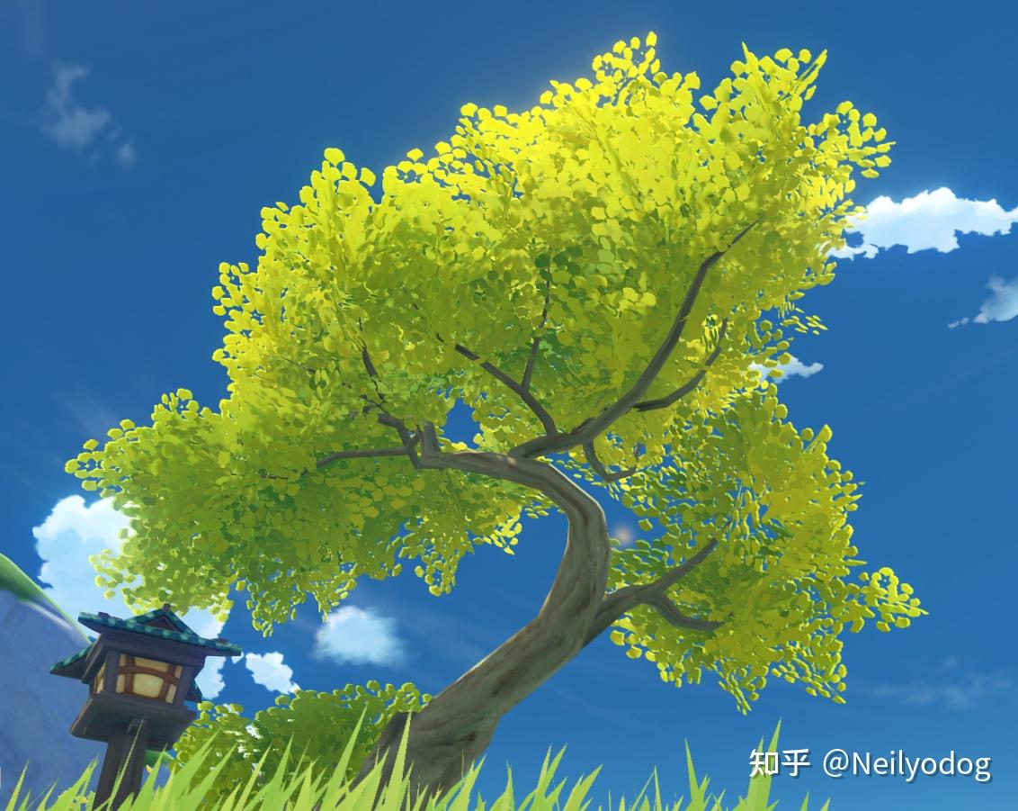 水一下原神树的渲染