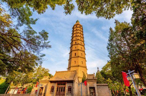 宁夏景点推荐承天寺塔低音号免费语音导游