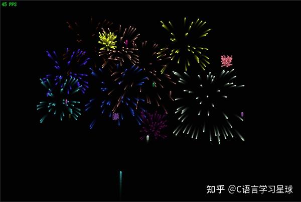 C++实现动态烟花,噼里啪啦过新年啦 - 知乎