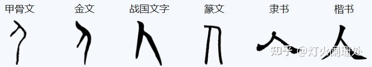 从字开始:“人” - 知乎