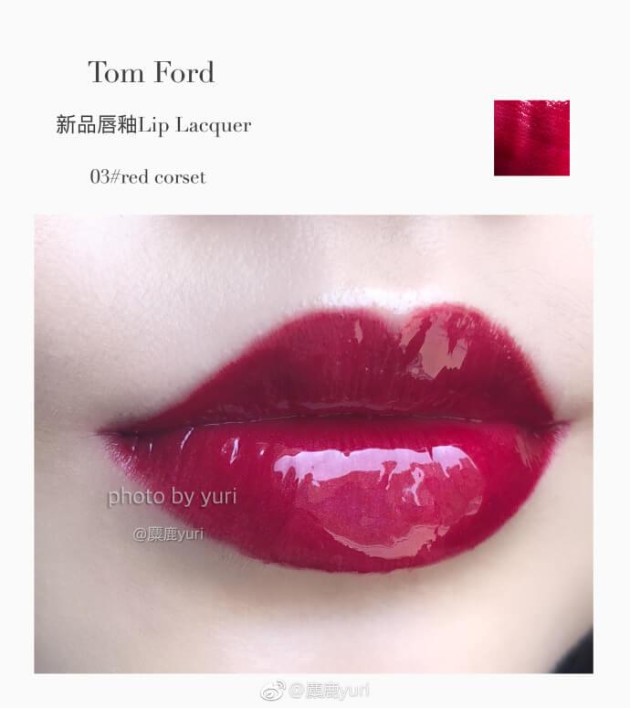 tomford新款唇釉手臂试色一如既往的惊艳